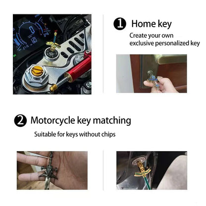 DIY Creative Key Handle Requires Manual Polishing of Key Holder Car Key Motorcycle Key Home Key Chain Personalized Key Head