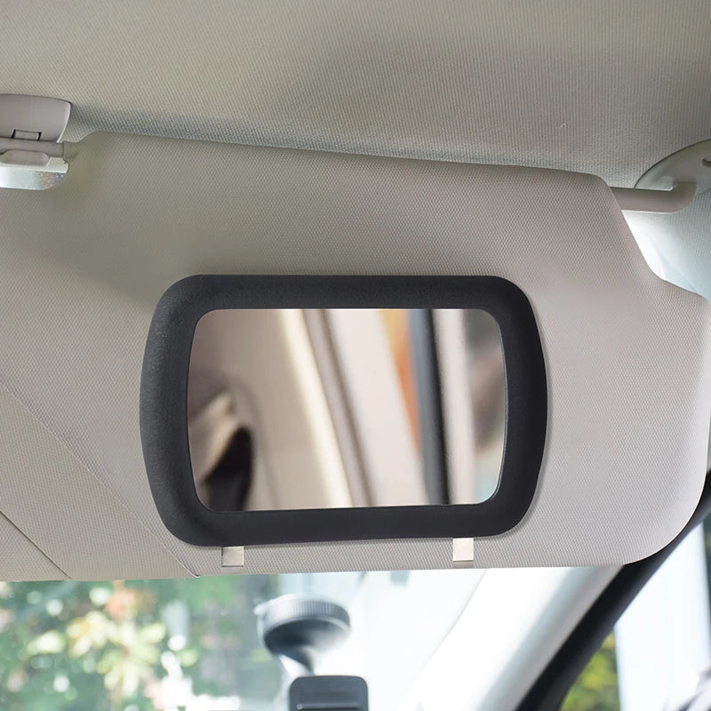 HD Mirror Car LEDMakeup Mirror Three Gear Adjustment Sun Visor Plate Interior RearMirror Dimmable Touchscreen Auto Vanity Mirror