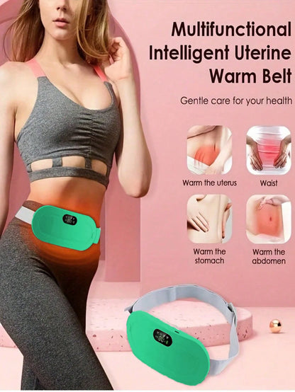 Electric Menstrual Spasm Massager Vibrator Heating Belt Suitable For Relieving Menstrual Discomfort, Keeping Waist And  heating