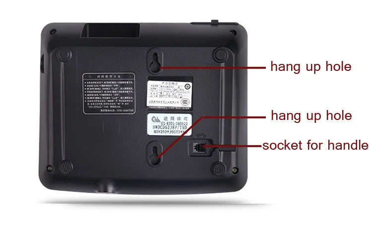 cordless Answering Machine 2.4G Corded Phone Handset  office home hotel Long Range Wireless Telephone 1- 4 handstes table phone