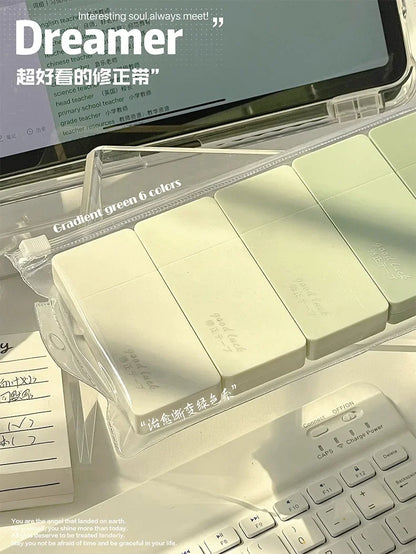 6 Pcs Correction Tape School Supplies Stuff Whiteout Portable Students Study Tools Writing Tapes Kids Tipex