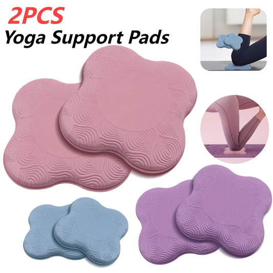 2Pcs Yoga Knee Pad Yoga Kneeling Support Elbows Cushion Mat Yoga Knee Cushion Yoga Kneeling Protective Pad for Home Gym Fitness