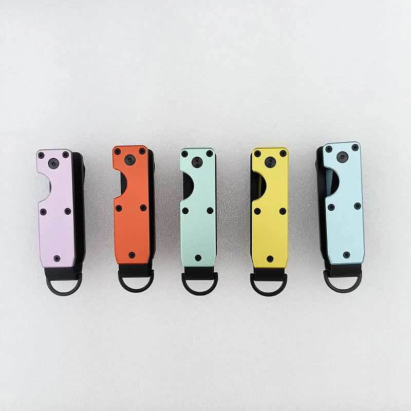 Key Organizer Compact Key Holder Metal Key Chain Minimalist key case key holder for keychain Secures 1-5 Keys