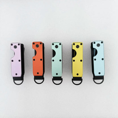 Key Organizer Compact Key Holder Metal Key Chain Minimalist key case key holder for keychain Secures 1-5 Keys