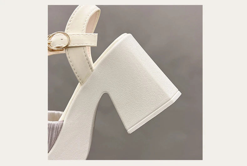 Women Platform Sandals Summer Ladies Wedge Platform High Heels Fashion Elegant New Women Causal Beach Sandals Versatile Open-toe