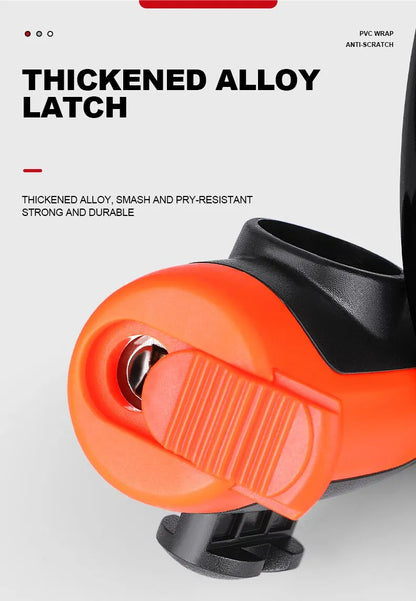 Xunting Bike Lock Coiled Secure Keys Bike Cable Lock with Mounting Bracket Weathproof Anti Theft Scooter Bicycle Lock