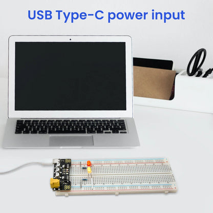 Keyestudio Power Module Type-C for Breadboard Diy Kit Electronics Accessories