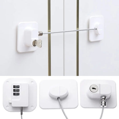 1 Pc Baby Safety Refrigerator Lock With Keys or Coded Lock Infant Cabinet Locks Sliding Closet Door Lock Children Protection