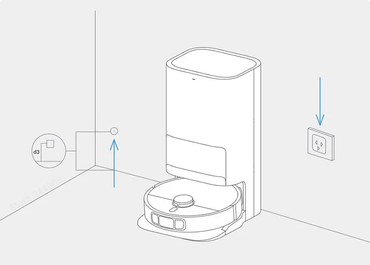 XIAOMI MIJIA OMNI 2/M30 pro/M30s/M40 Robot Vacuum Cleaners Series Automatic Water Drainage System 2.0 Spare Parts Pack