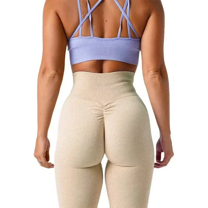 Speckled Scrunch Seamless Leggings Women Soft Workout Tights Fitness Outfits Yoga Pants Gym Wear