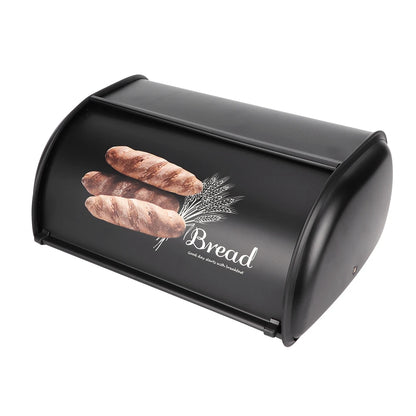 Bread Bin Bread Holder Large Capacity Stainless Steel Bread Box Holder Bin Container Kitchen Storage Organizer Bread Storage Box