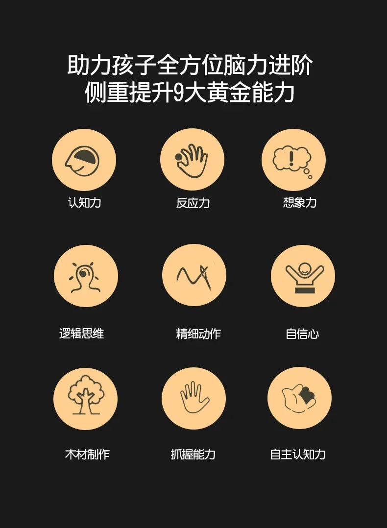 Plane Puzzles Cartoon Animals Wooden Montessori Game Kids Cognitive Jigsaw Puzzle Baby-Toy Educational Toys for Children Toddler