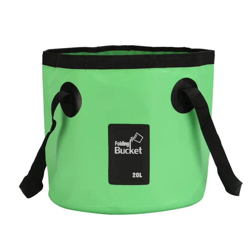 12L 20L Bowl Sink Washing Bag Car Wash Bucket Portable Outdoor Travel Foldable Water Multifunction Folding
