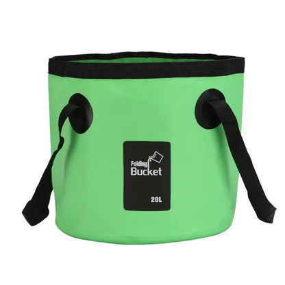 12L 20L Bowl Sink Washing Bag Car Wash Bucket Portable Outdoor Travel Foldable Water Multifunction Folding
