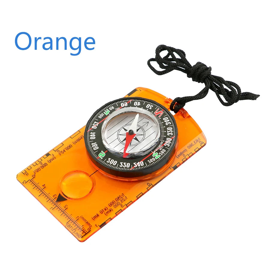 Professional Waterproof Camping Compass - Hiking Backpack Essential, Survival Gift for Outdoor Navigation & Map Reading