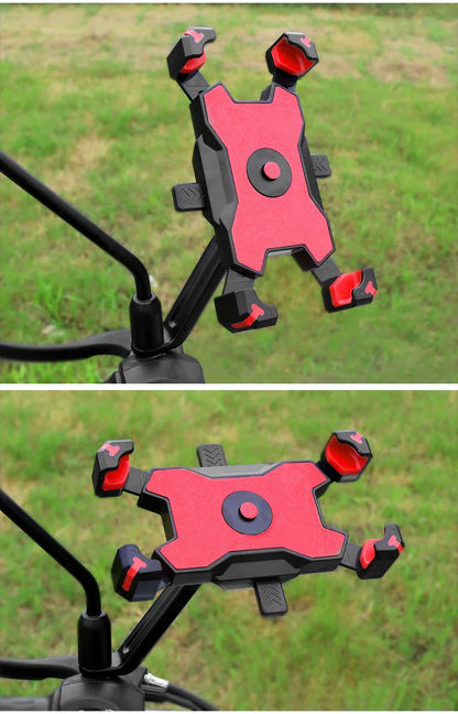 Bicycle Mobile Phone Holder Electric Bike Motorcycle Phone Stand Ride Navigation Mobile Phone Rack Phone Holder Support