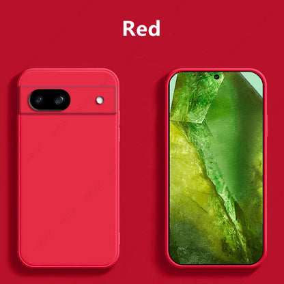 For Google Pixel 8a Case For Google Pixel 8a Case Funda Liquid Soft Silicon Para Bumper Phone Back Cover For Google Pixel 8a