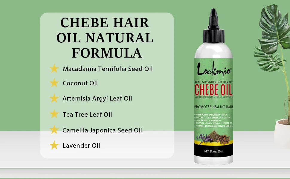 3pcs/set Hair Care Products for Women Moisturize Nourish Rosemary Oil Natural Batana Oil & Chebe Serum Anti-frizz Treatment Hair