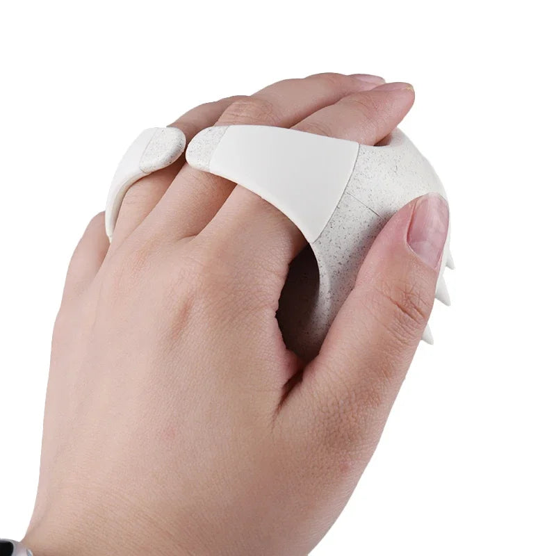 Scalp Brush Massager Sculp Scrubber Brush Wheat Straw Biodegradable Silicone Shampoo Brush Hair Scalp Massager For Hair Growth