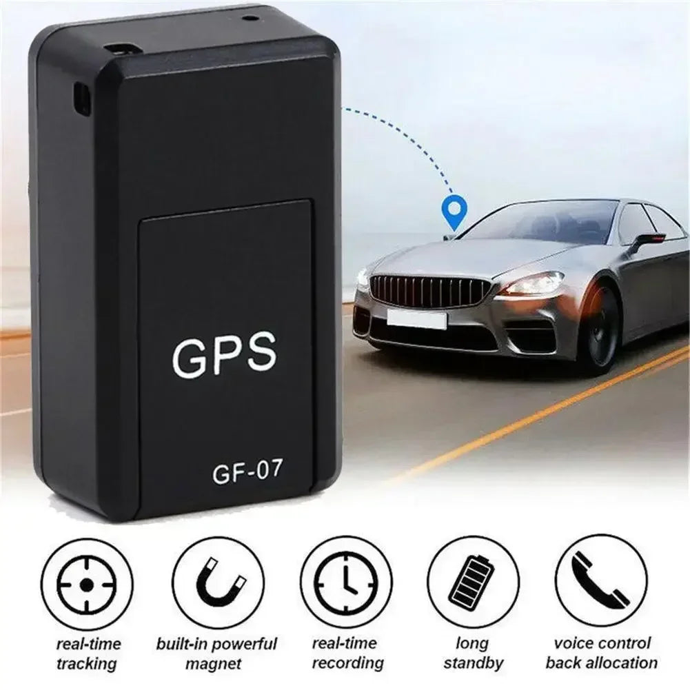 Magnetic Mini Car Tracker GPS Real Time Tracking Locator Device Magnetic GPS Tracker Real-time Vehicle Locator Pet Tracker GF07