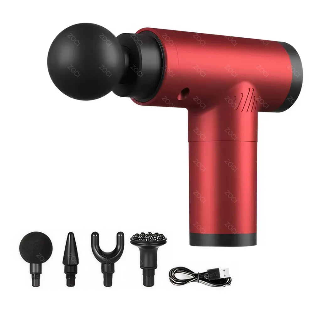 Portable Mini Fascia Gun Handheld Massage Gun Vibration Muscle Massager Deep Tissue Massager for Body Back Neck Leg Foot