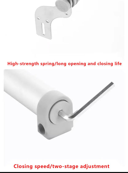 Sliding Door Buffer Automatic Door Closer Aluminum Alloy Wooden Door Screen Window Door Pneumatic Household Door Closer 80kg