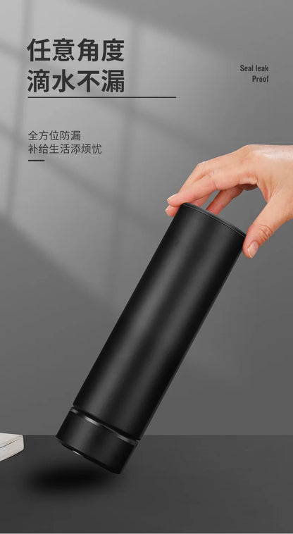 2024 New Temperature Display Thermos Keeps Cold And Heat Thermal Bottle Stainless Steel Thermos For Baby Children Kids Terms