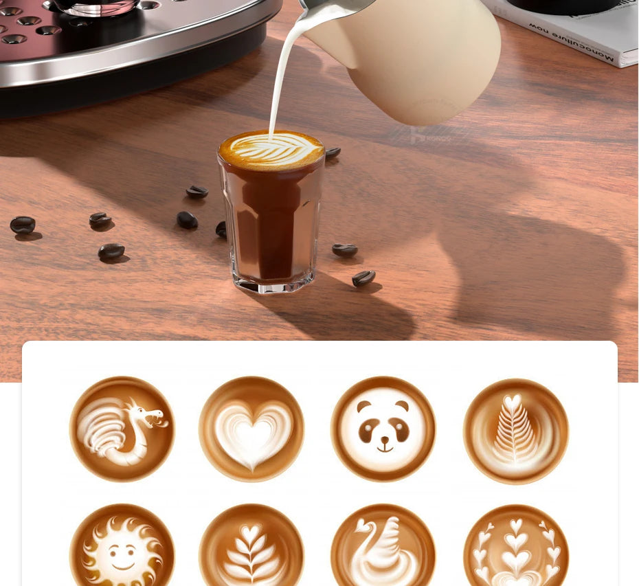 Milk Frothing Pitcher Jug 350/500ML Stainless Steel Coffee Milk Frothing Jug for Espresso Latte Art Barista Steam Milk Jug