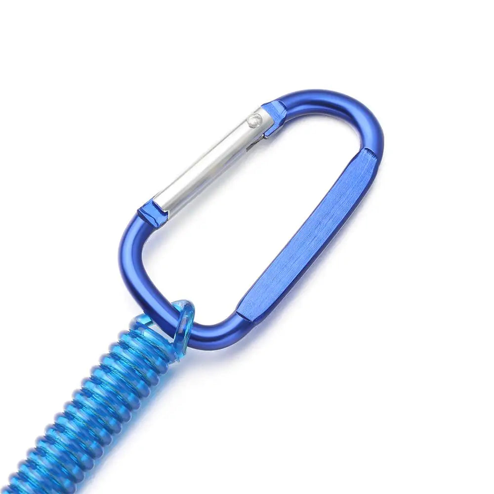 Gear Tool Outdoor Hiking Camping Anti-lost Phone Keychain Portable Fishing Lanyards Camping Carabiner Spring Elastic Rope