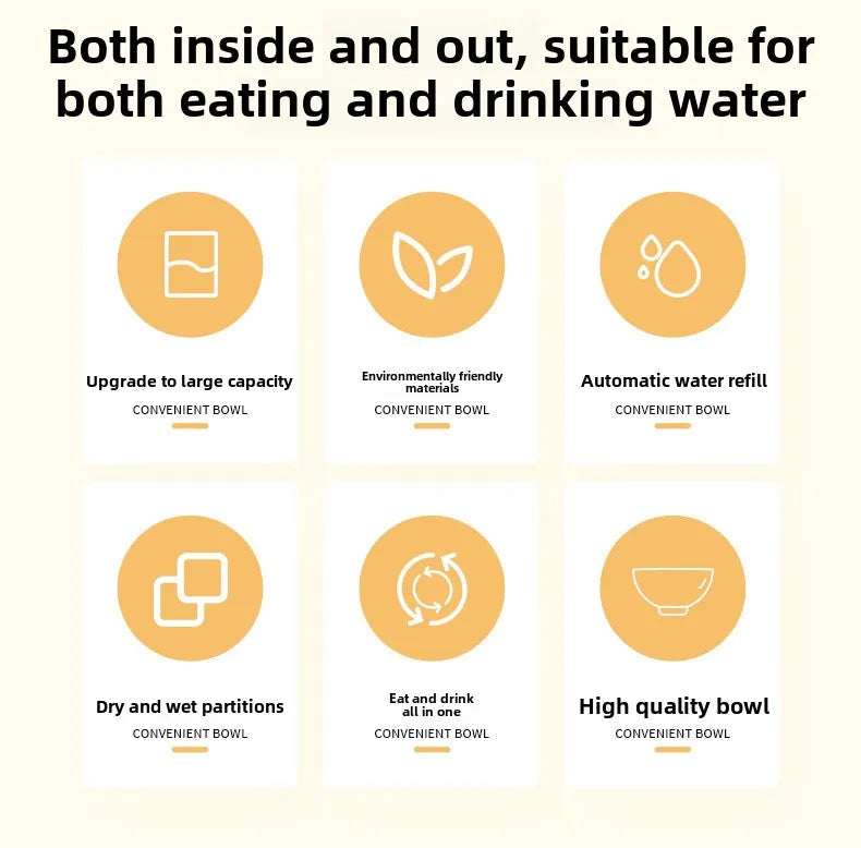 Pet automatic drinking water feeder Integrated large capacity dry and wet separation Ceramic bowl Stainless steel bowl