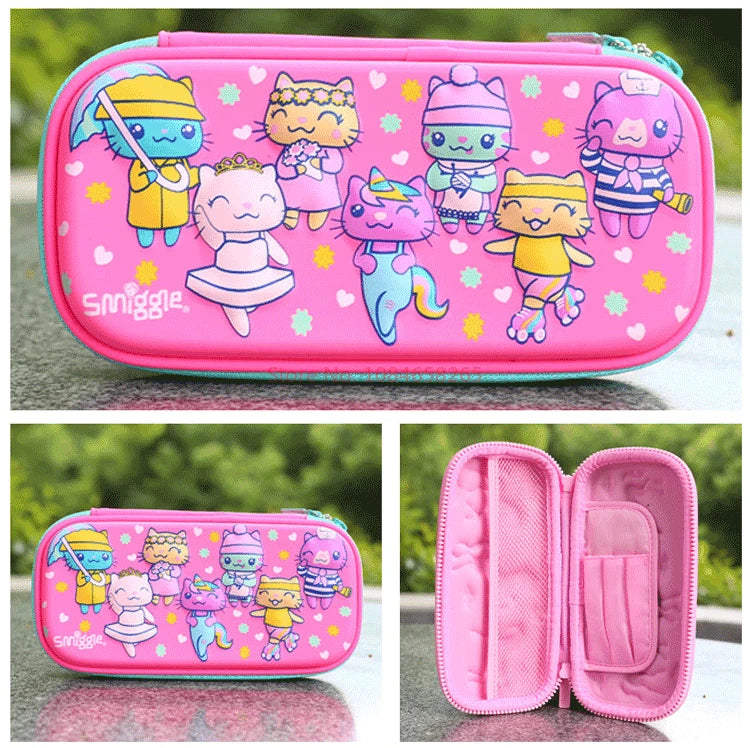 Genuine Australian Smiggle Pencil Case Cute Student Stationery Pencil Case Pencil Bag Student Gift
