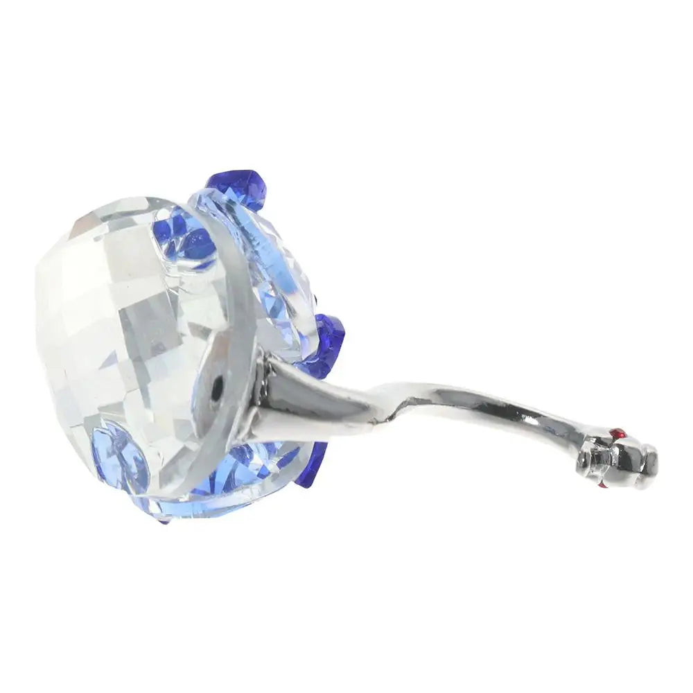 Beautiful Glass Home Decoration, Cute Swan Statue, Home Decoration, Dining Table Family Collection Gift, Home Crystal Decoration