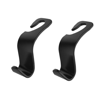 2/4Pcs Plastic Hooks Car Seat Headrest Hooks Car Rear Seat Organiser Hanger Handbag Clothes Holder Car Interior Accessories