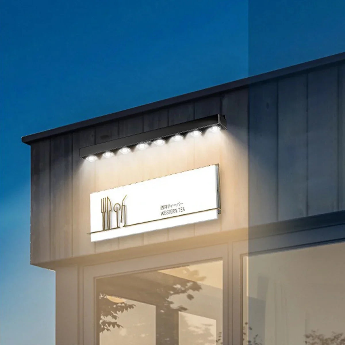 4/6/8LED Solar Wall Light Outdoor Waterproof Garden Decora Balcony Staircase Fence Home Atmosphere Lighting Solar Powered Lamp