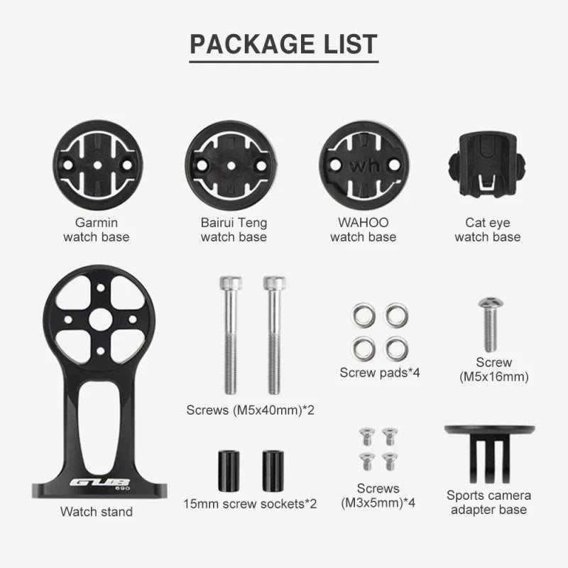 Bike Computer Mount Bicycle Stem Computer Mount Camera For Garmin Bryton Cateye Wahoo Bike Computer Bracket Road Bike MTB