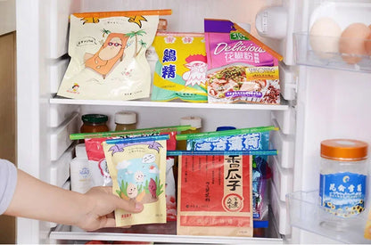 Reusable Bag Clip, Food Storage Sealer - for Snacks, Chips & Kitchen Organizer, Plastic Sealing Stick, Keep Fresh