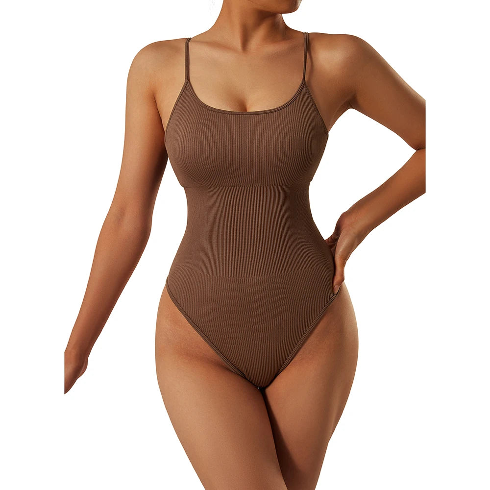 Shapewear Women Bodysuits Underwear Slimming Bodysuit Women Sexy  Body Shaper Strap High Girdle Slimming Sheath Tummy Shapewear
