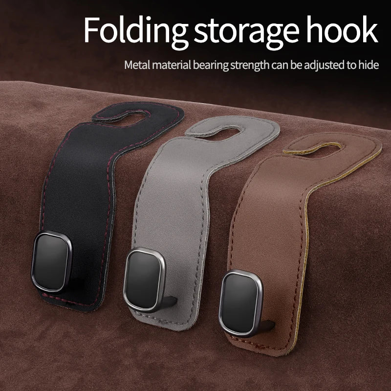Car Hooks - Rear Seat Back Hooks for Vehicle Storage of Small Items