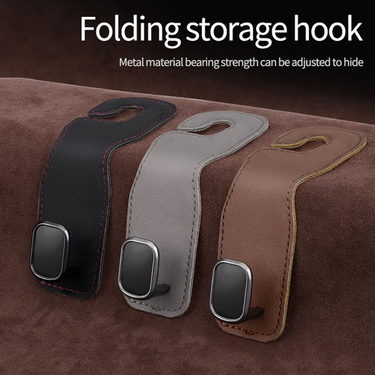 Car Hooks - Rear Seat Back Hooks for Vehicle Storage of Small Items