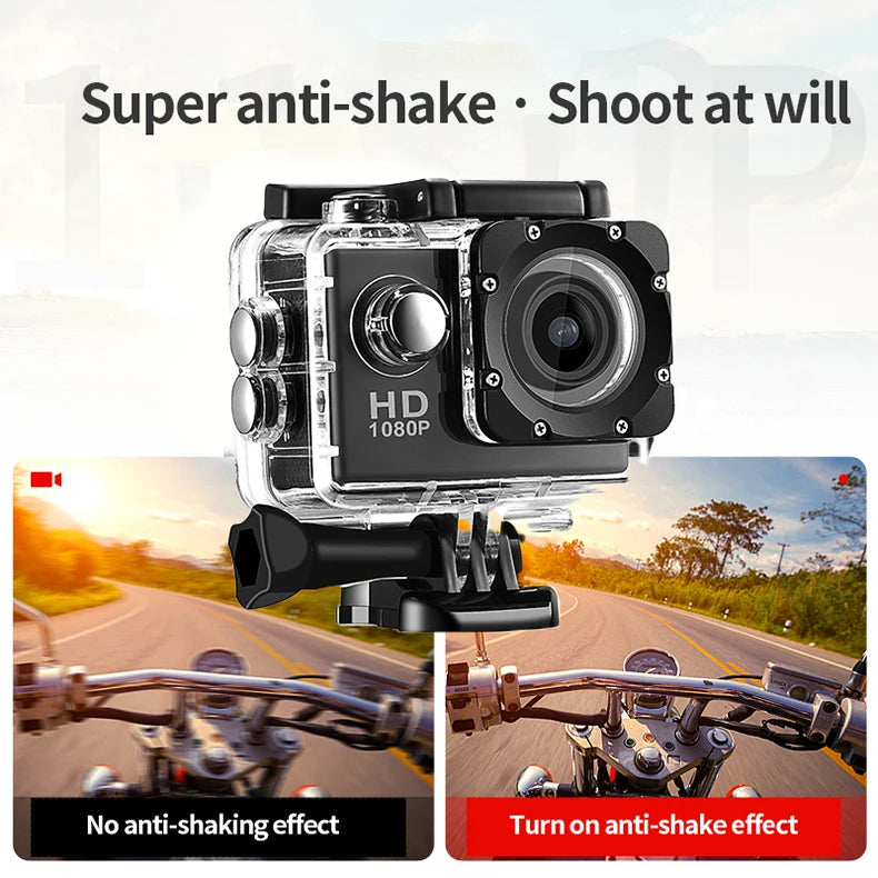 Underwater Waterproof Sports Dv Multifunctional Outdoor Riding Locomotive Sports Camera Sports Camera Diving Camera