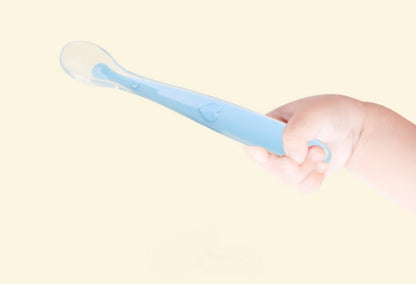 1PC Silicone Spoons for Baby Infant Feeder Spoons for Children Kids Soft Safety Feeding Spoons BPA Free Baby Utensils Flatware