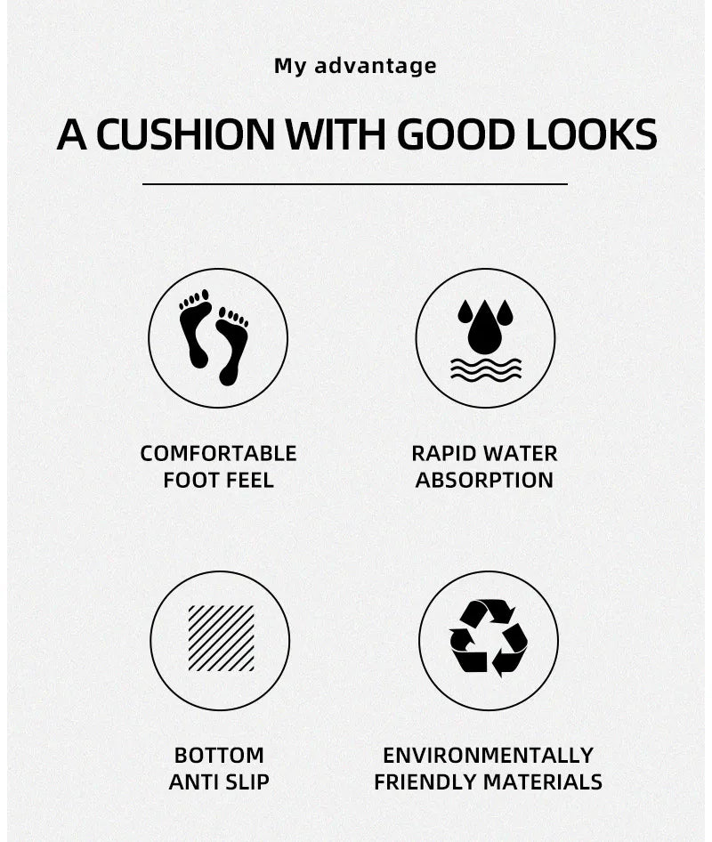 New Slip Absorbent Kitchen Mat Quick Drying Living Room Carpet High Quality Absorbent Anti Fall Rugs Anti Oil Stain Floor Mats