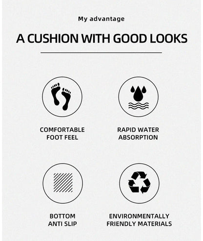 New Slip Absorbent Kitchen Mat Quick Drying Living Room Carpet High Quality Absorbent Anti Fall Rugs Anti Oil Stain Floor Mats