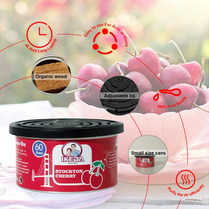 Car Air Freshener Bubble Gum Scent Organic Cans Odor Eliminator Essential Long-Lasting,Strong Fragrance For Home Closet