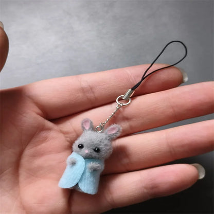 Baby Calico Critter Bunny Phone Case Charm | Phone Accessories, Rabbit, Charms, Keychains