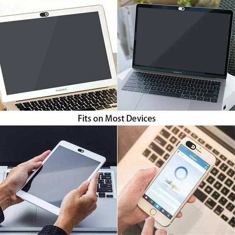 Webcam Cover Shutter Slider ABS Camera Cover for iPad Tablet Webcam Laptop PC Camera Mobile Phone Lenses Privacy Cam Sticker