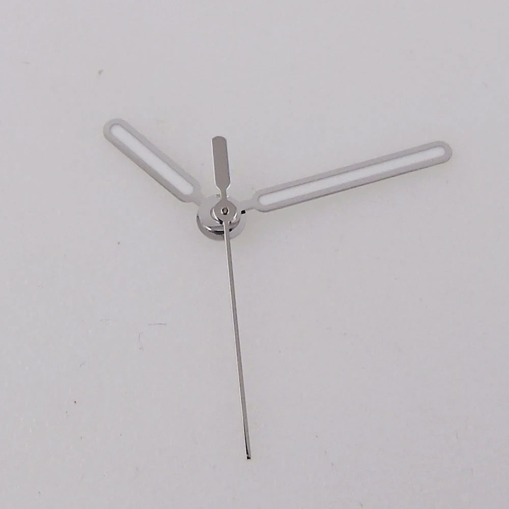 29MM Pilot Watch Dial Face for NH35 NH36 Dive Watch Mod Parts Silver Hand set Date Window Sterile Dial Plate Green Luminous