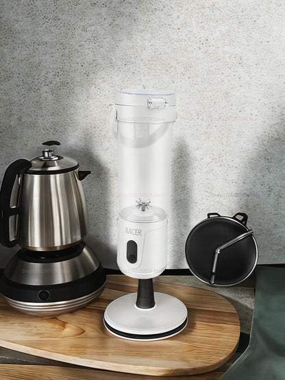 Portable Blender 4000mAh 600ML USB Rechargeable Electric Juicer for Smoothies Personal Fruit Mixer Compact Outdoor Fruit Blender