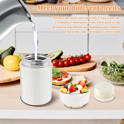 500ml Vacuum Insulated Food Jar Stainless Steel Insulated Food Thermos Leak Proof Thermo Food Jar Insulated Food Container