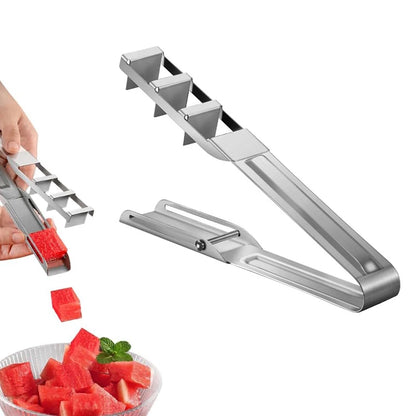 Watermelon Cutter Slicer, Cube Watermelon Cutting, Quickly Safe Watermelon Knife, Fruit Slicer Salad Melon Baller